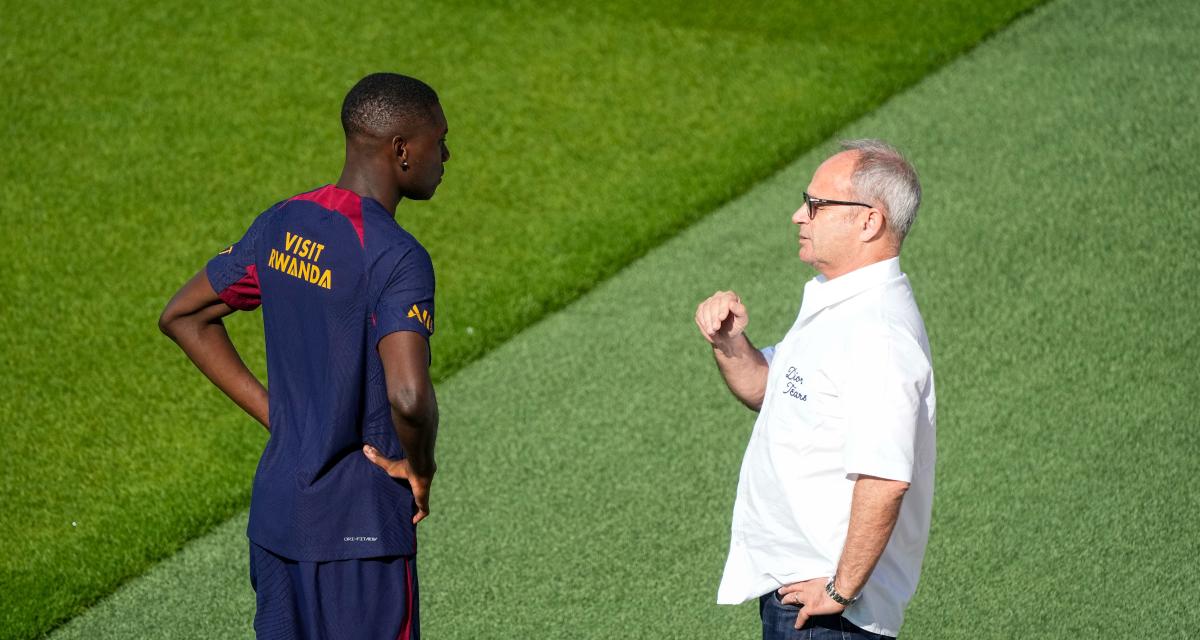 Luis Campos avec Kolo Muani au PSG