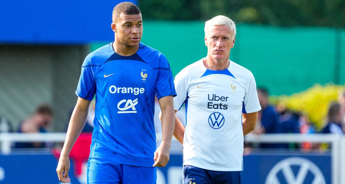 Kylian Mbappé et Didier Deschamps