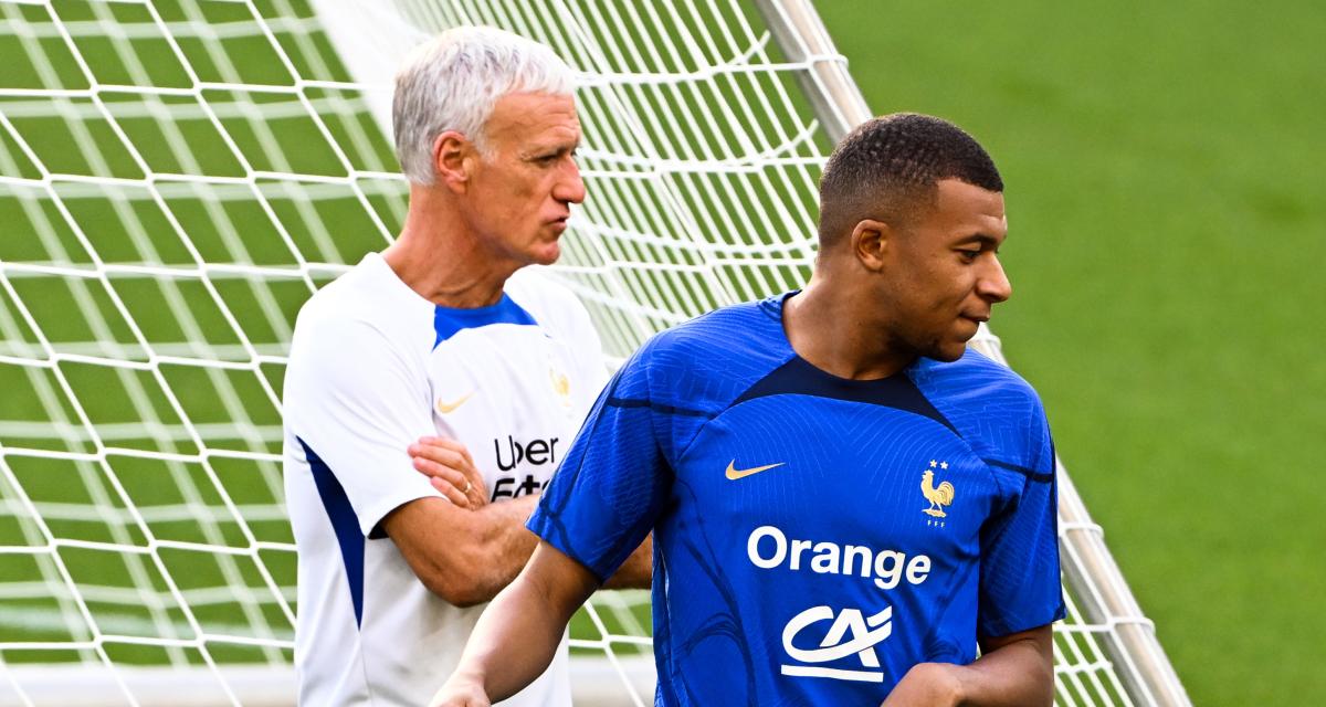 Didier Deschamps et Kylian Mbappé