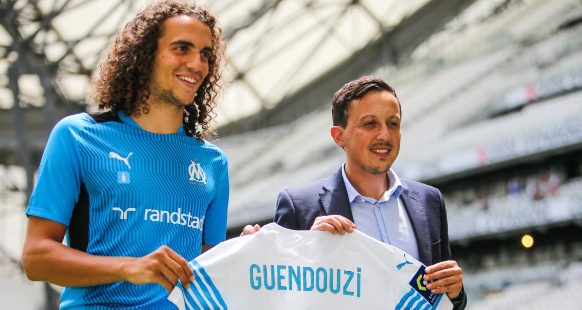 Mattéo Guendouzi et Pablo Longoria