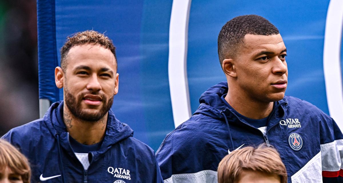 Neymar et Kylian Mbappé