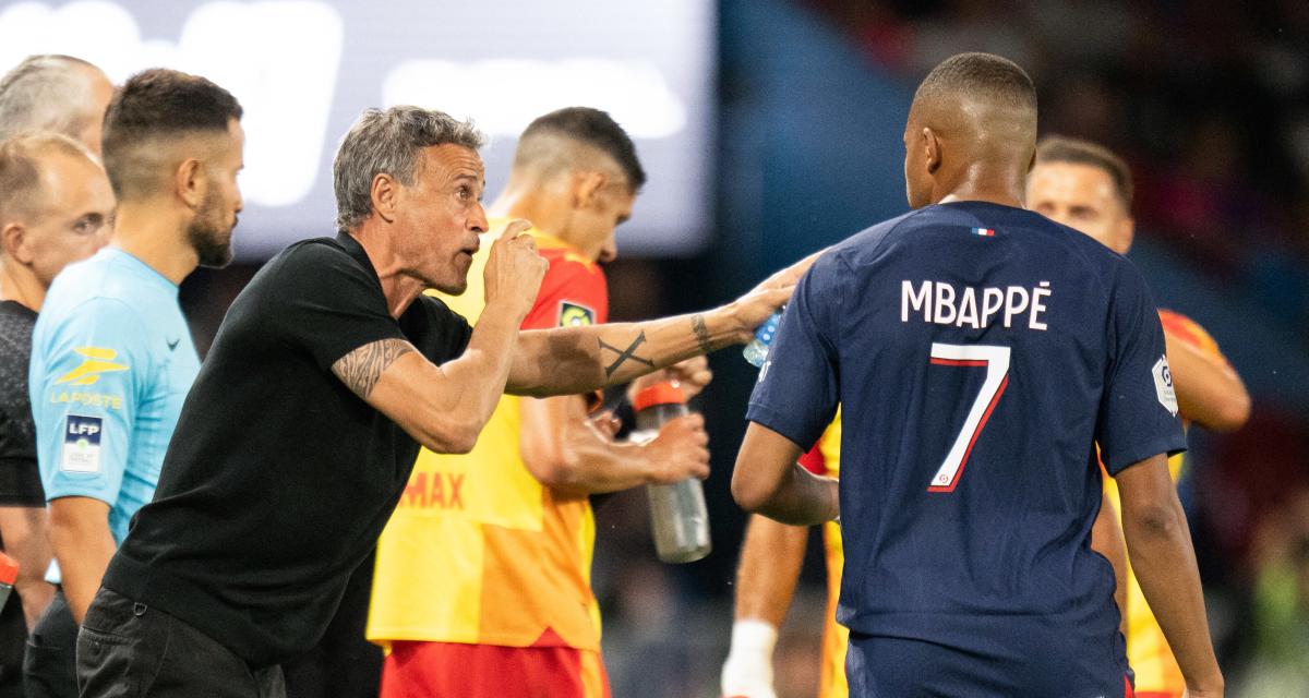 Luis Enrique et Kylian Mbappé