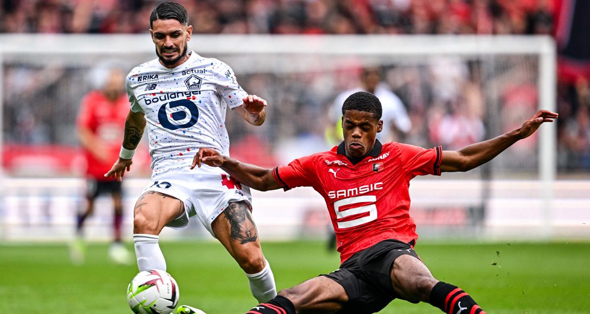 Cabella lors de Stade Rennais - LOSC 