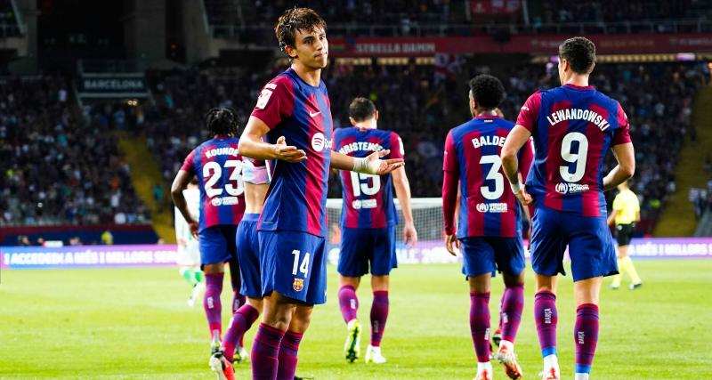  - FC Barcelone : adoubé par Xavi, João Félix savoure son but face au Betis 