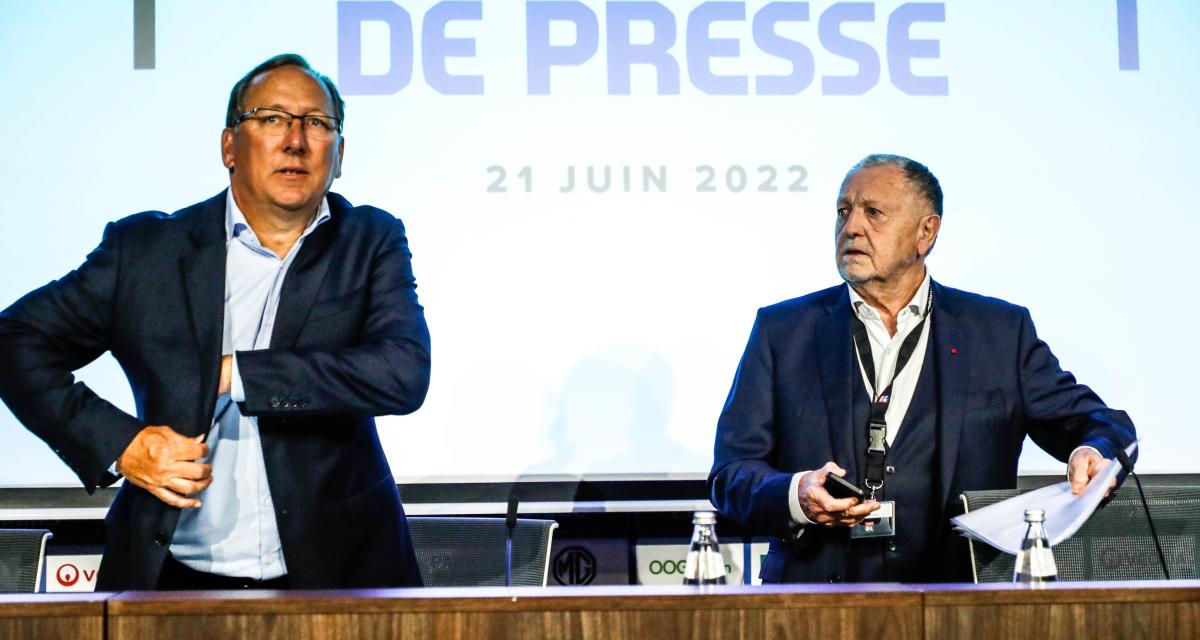 John Textor et Jean-Michel Aulas