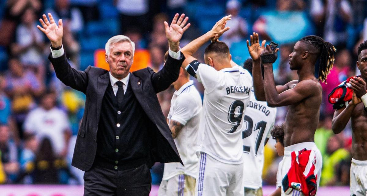 Carlo Ancelotti et Eduardo Camavinga