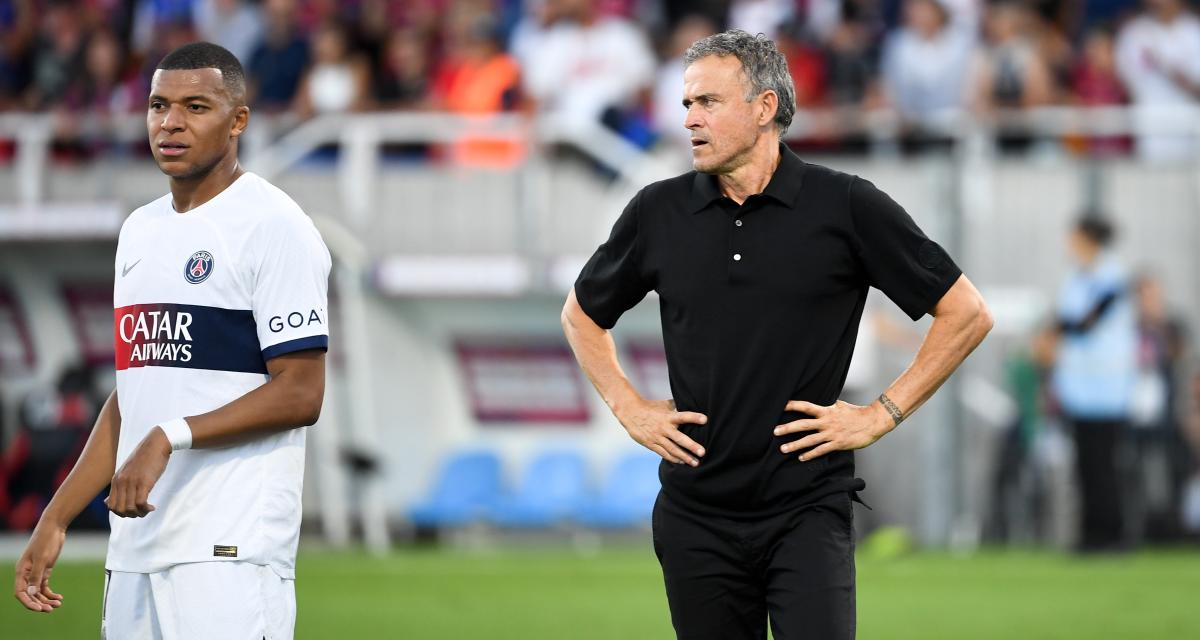 Kylian Mbappé et Luis Enrique