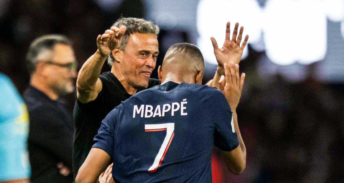 Luis Enrique et Kylian Mbappé