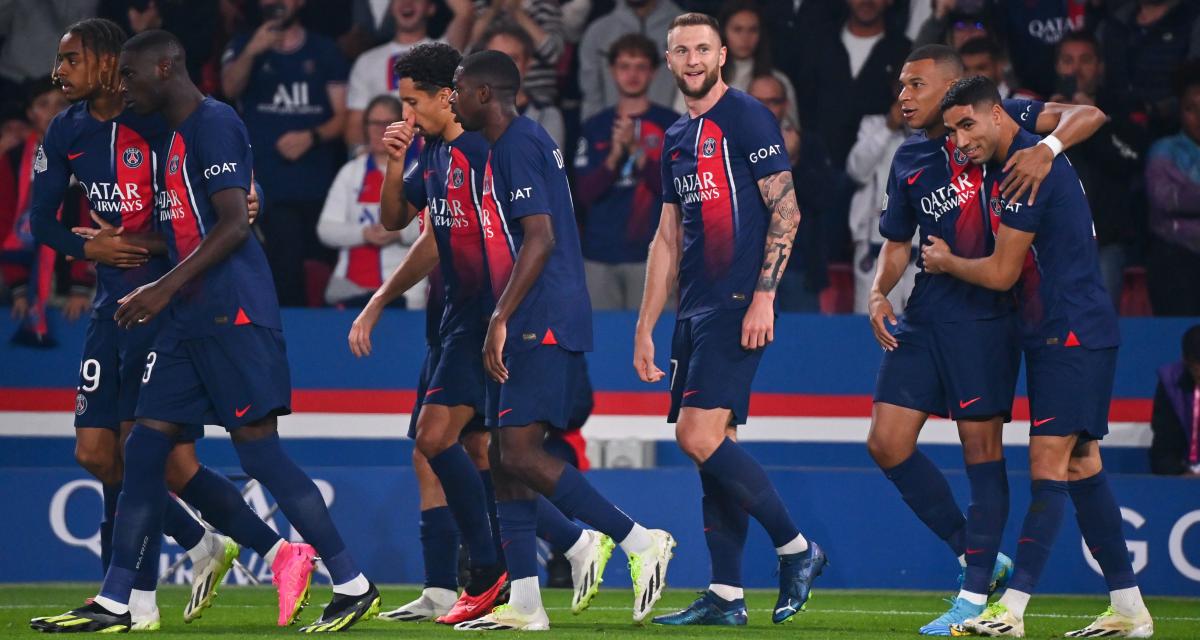 Les joueurs du PSG