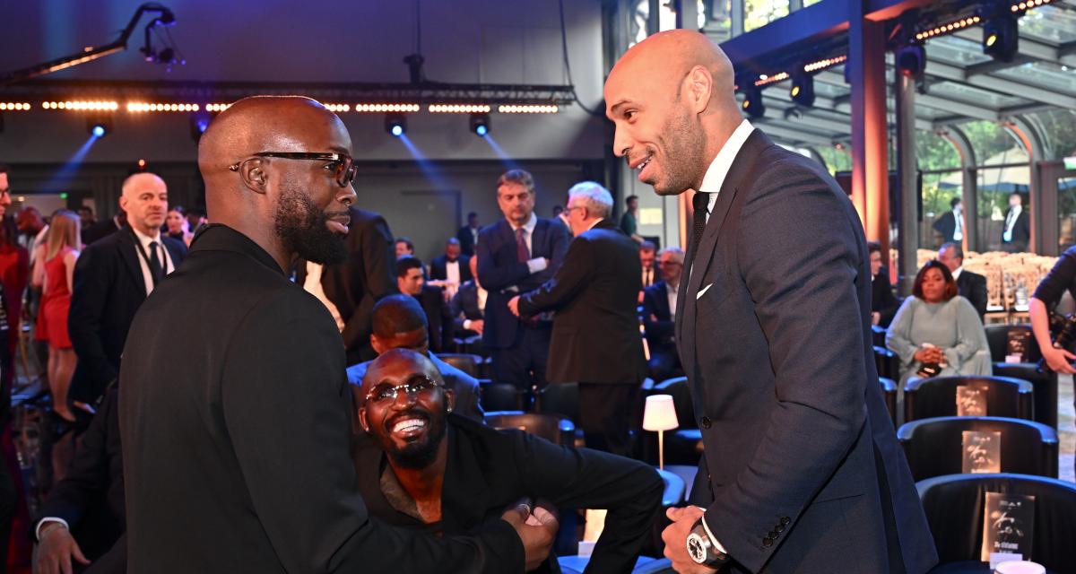 Seko Fofana avec Thierry Henry