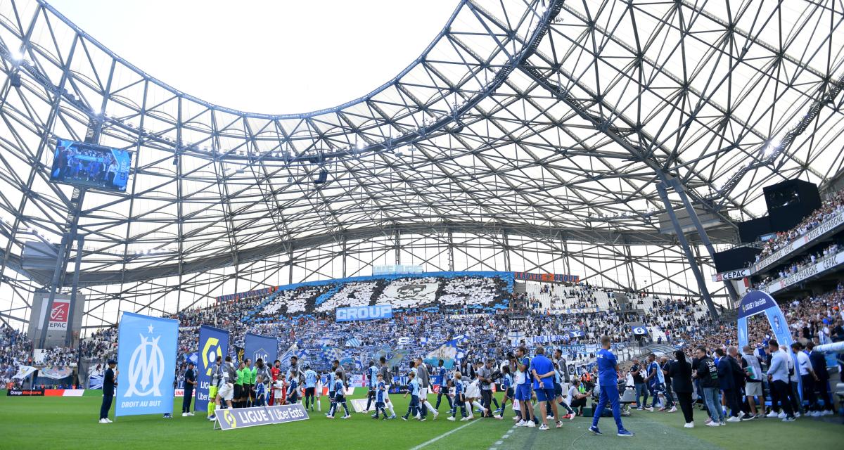 Stade Vélodrome lors d'OM-Le Havre (3-0)