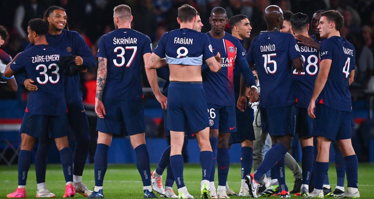 Les joueurs du PSG