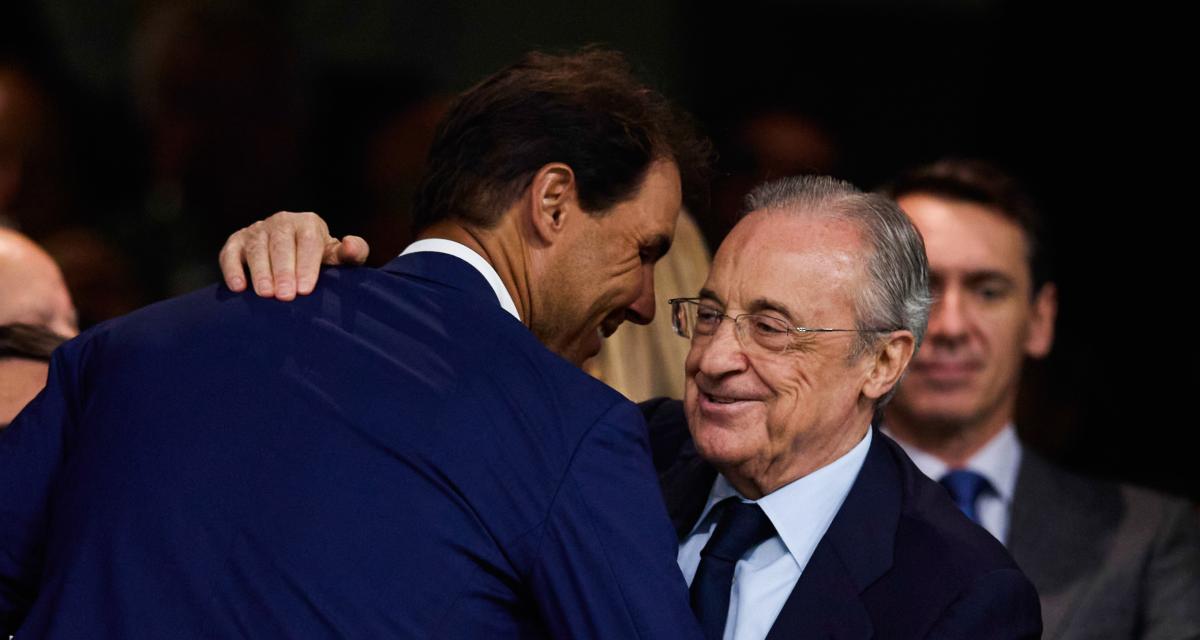 Florentino Pérez avec Rafael Nadal