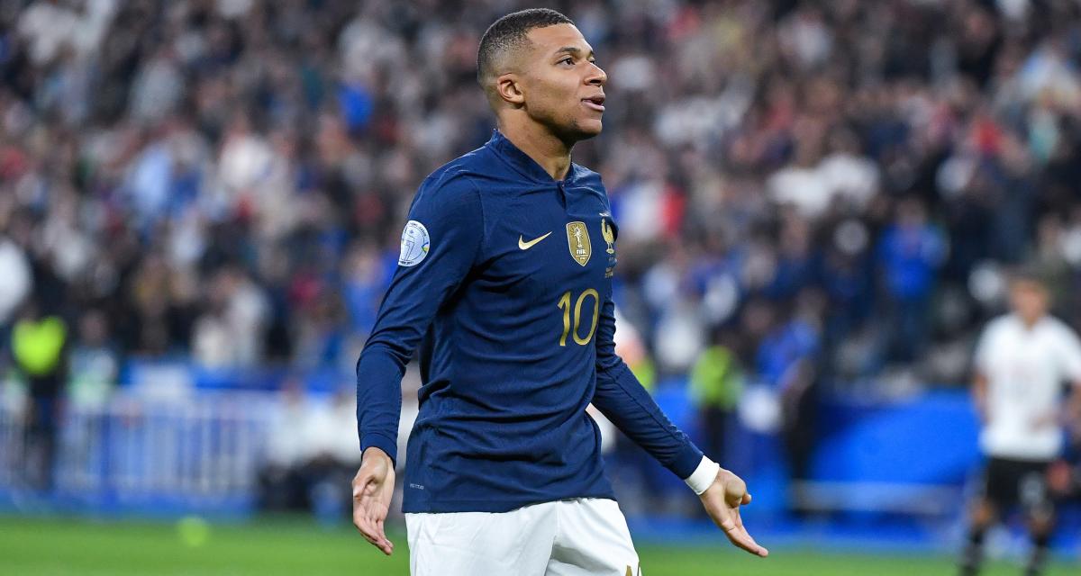 Kylian Mbappé avec les Bleus