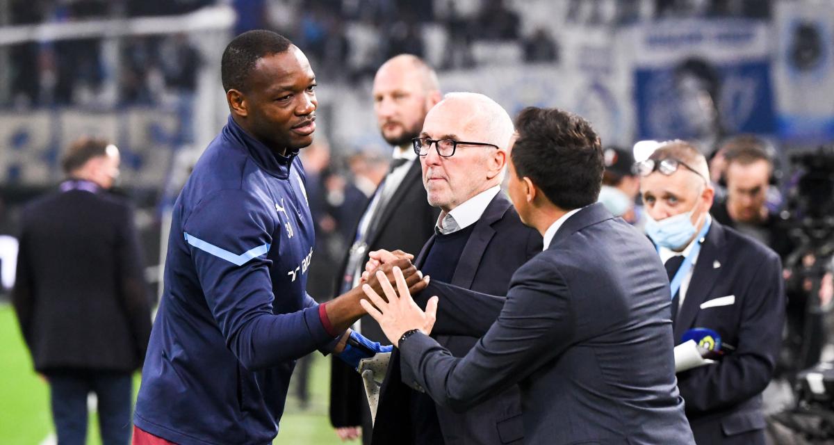 Steve Mandanda, Frank McCourt et Pablo Longoria