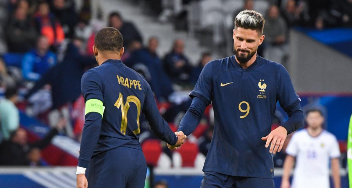 Kylian Mbappé et Olivier Giroud