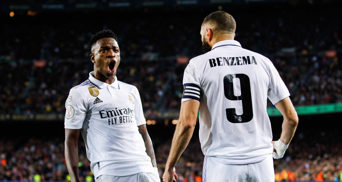 Vinicius Jr et Karim Benzema