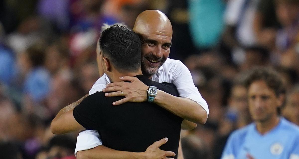 Pep Guardiola et Xavi