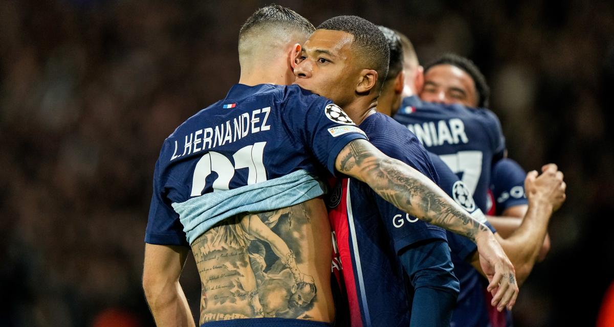 Lucas Hernandez et Kylian Mbappé