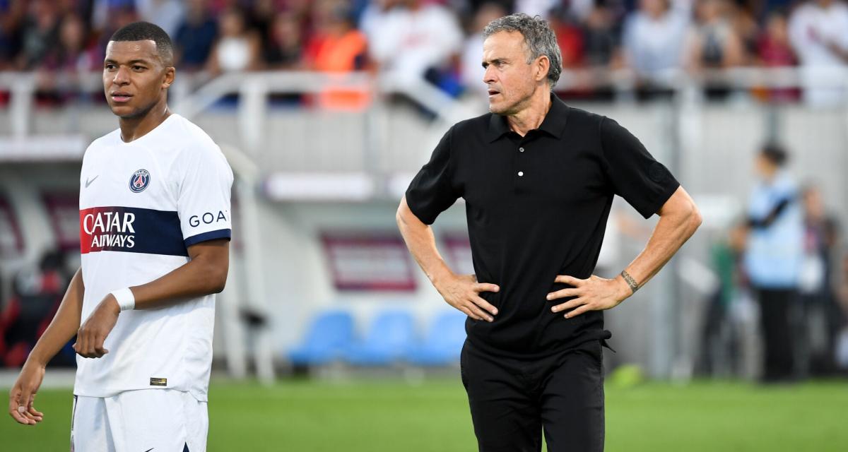 Kylian Mbappé et Luis Enrique