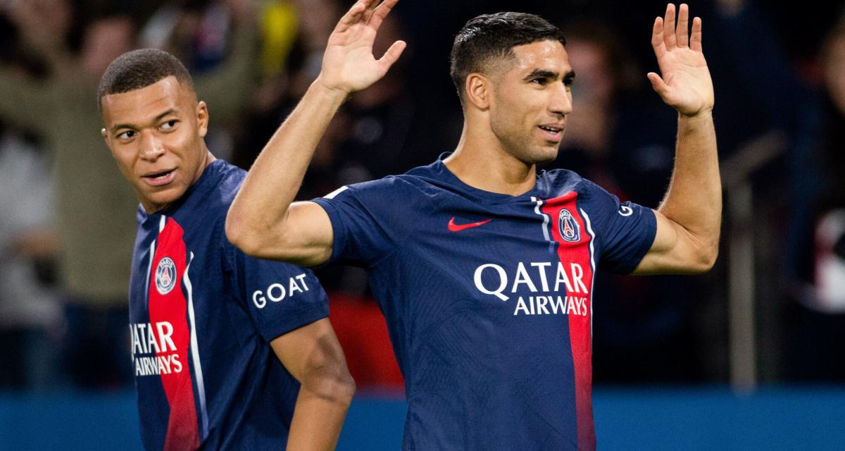 Kylian Mbappé et Achraf Hakimi