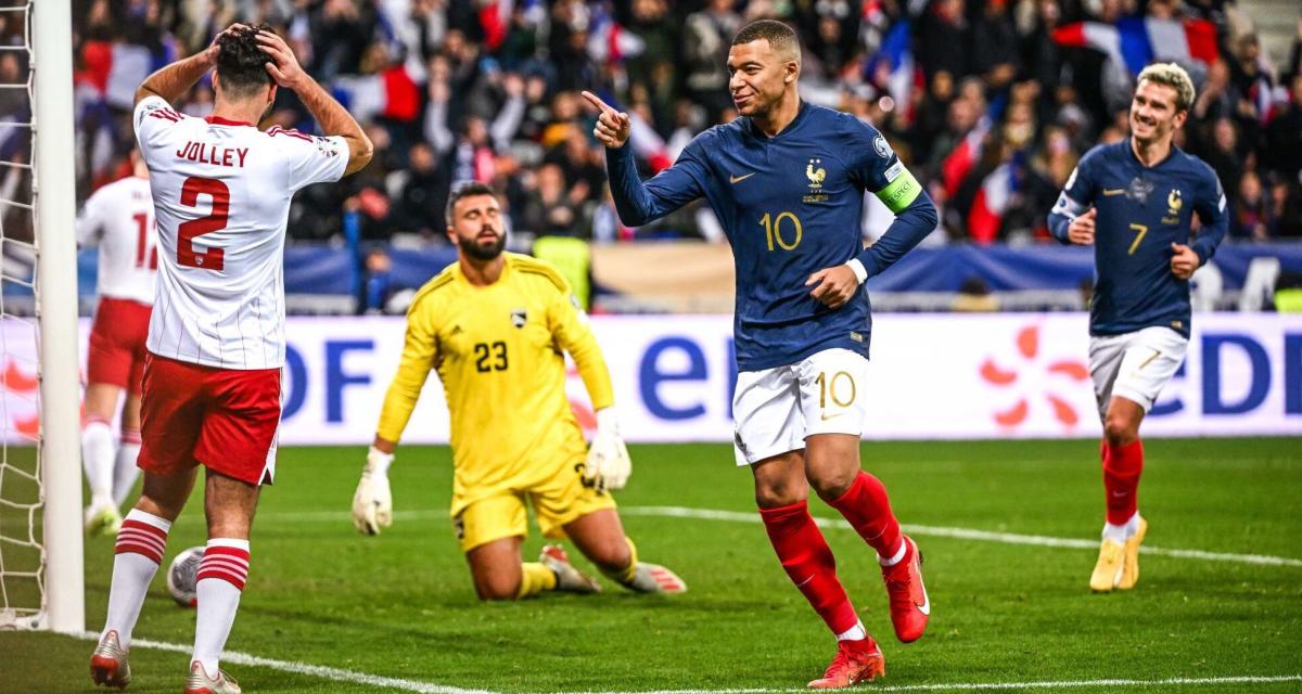 Kylian Mbappé avec les Bleus