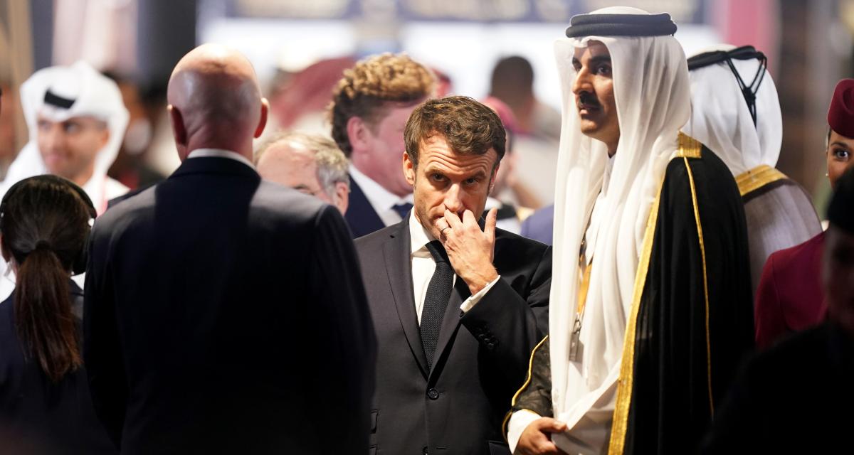L'émir du Qatar avec Macron