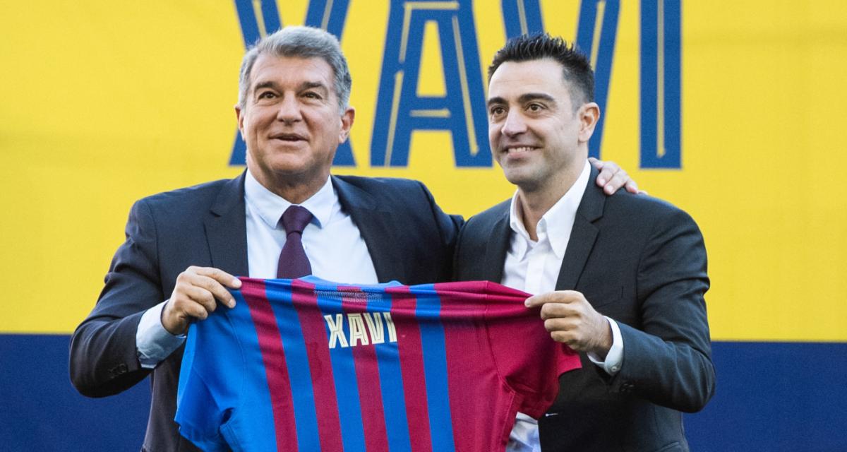 Joan Laporta et Xavi