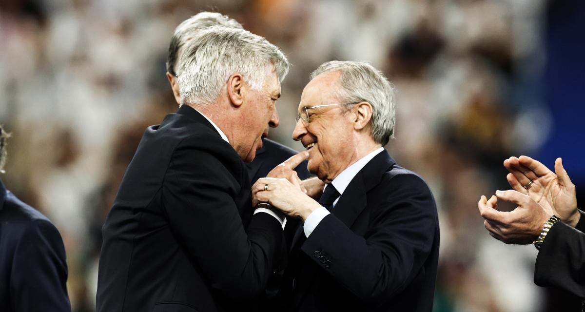 Carlo Ancelotti et Florentino Pérez