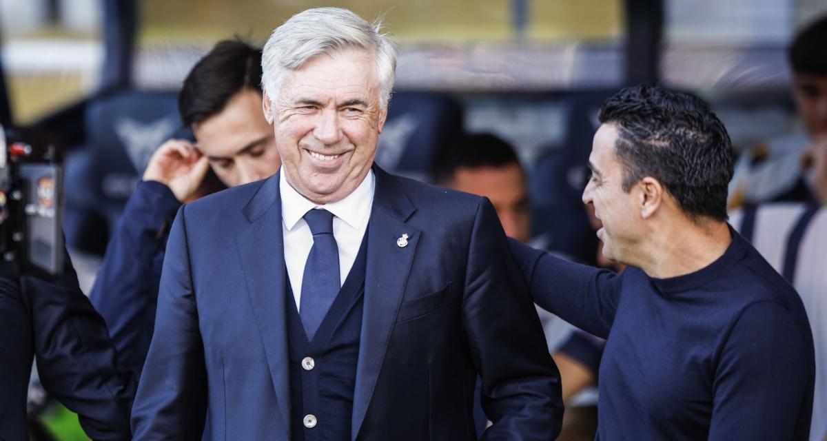 Carlo Ancelotti et Xavi