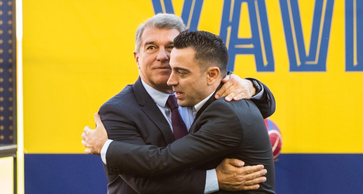 Joan Laporta et Xavi