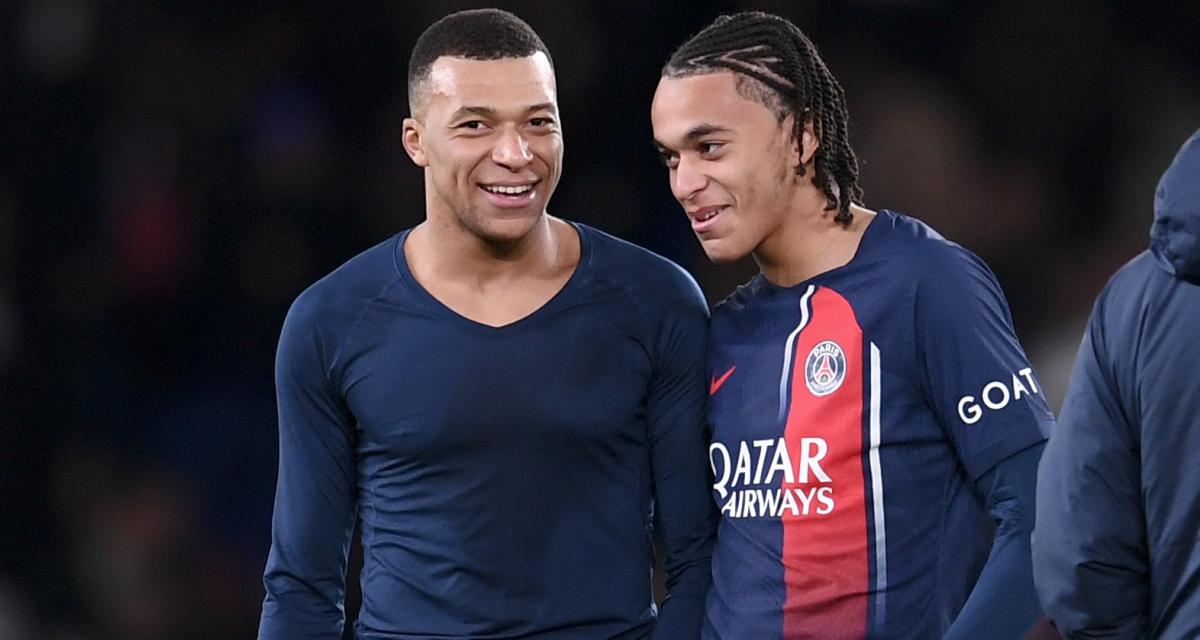 Kylian Mbappé et Ethan Mbappé