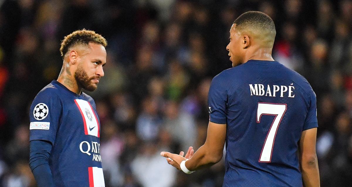 Neymar et Kylian Mbappé