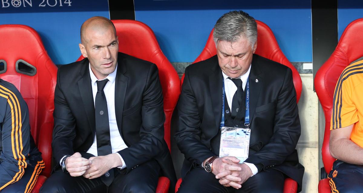 Zinédine Zidane et Carlo Ancelotti