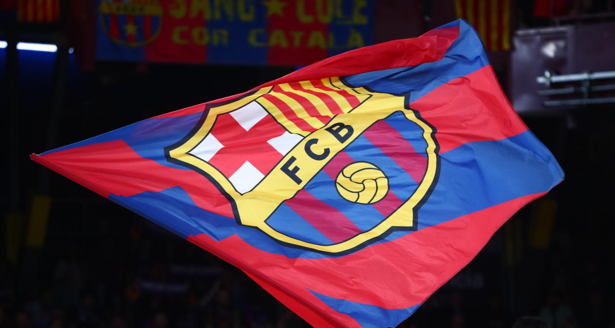 Drapeau du FC Barcelone