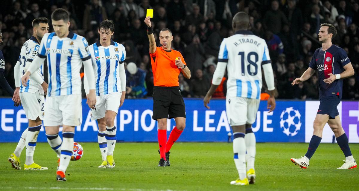 Marco Guida lors de PSG-Real Sociedad