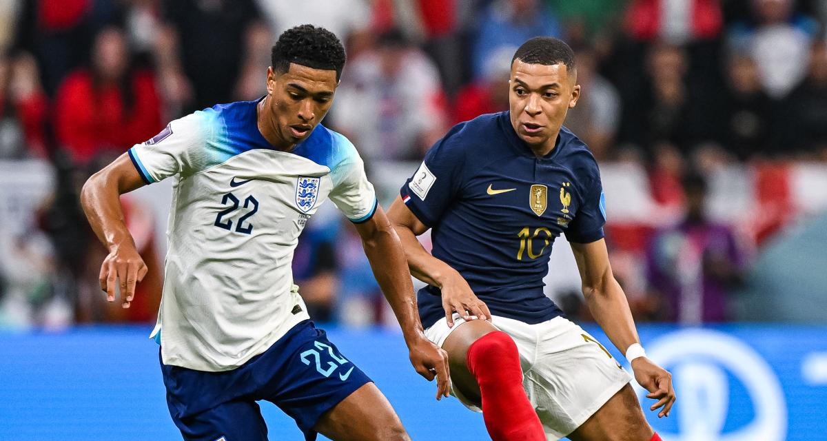 Jude Bellingham et Kylian Mbappé