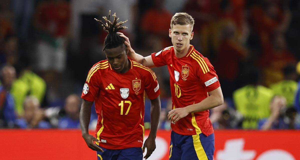 Nico Williams et Dani Olmo