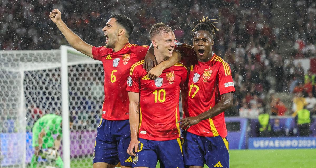 Mikel Merino, Dani Olmo et Nico Williams