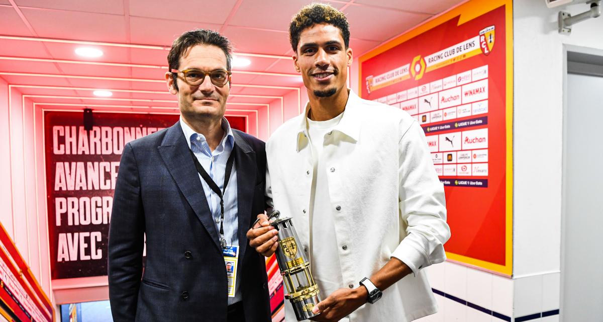 Raphaël Varane aux côtés de Joseph Oughourlian