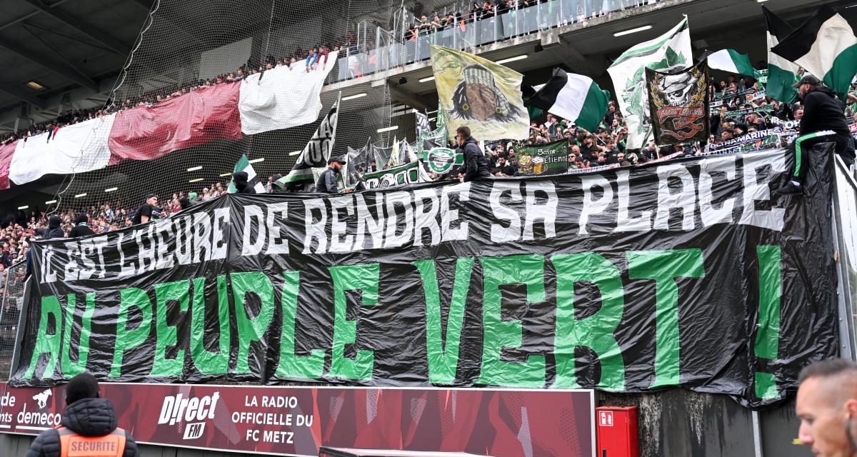 Les supporters de l'ASSE en fusion