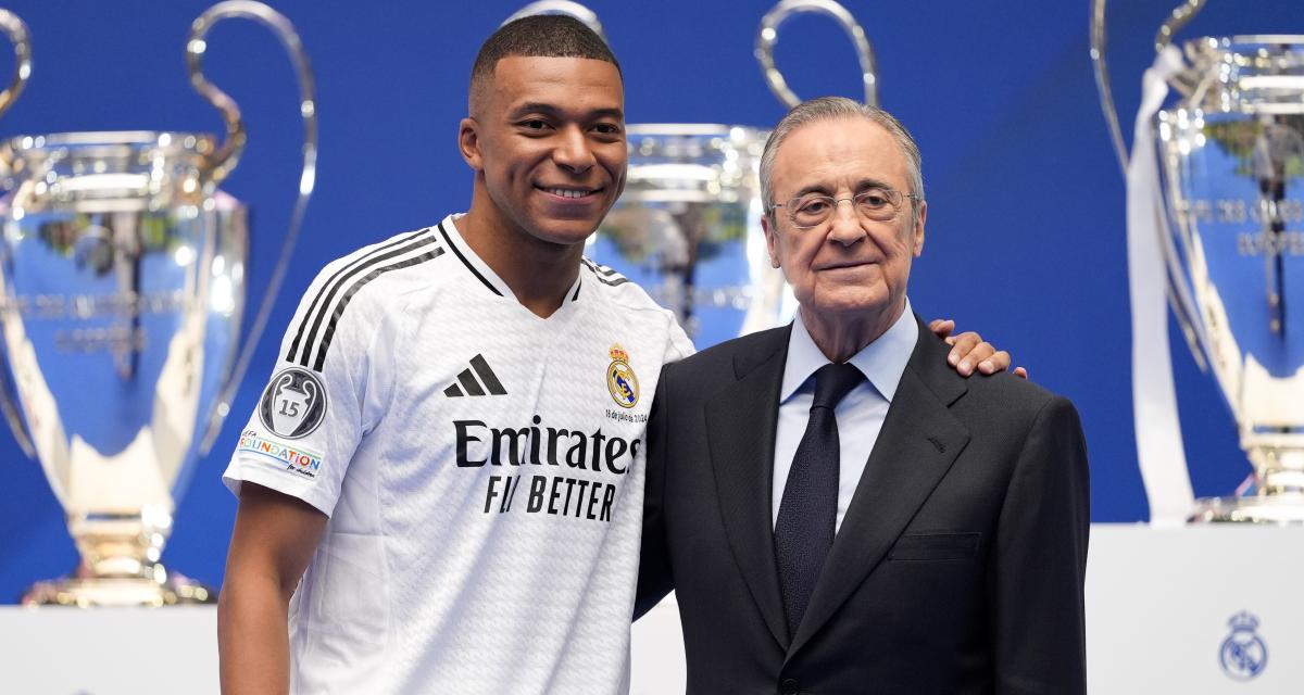 Kylian Mbappé et Florentino Pérez