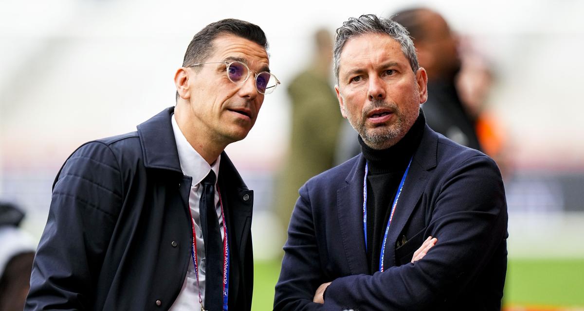 David Friio (directeur sportif, à droite) avec Laurent Prud'homme (directeur général)