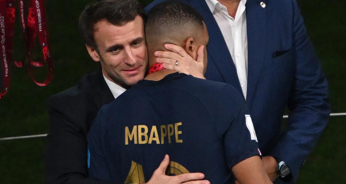 Emmanuel Macron et Kylian Mbappé