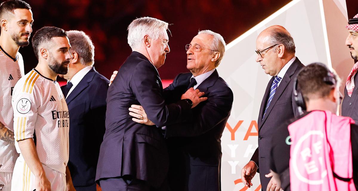 Carlo Ancelotti et Florentino Pérez