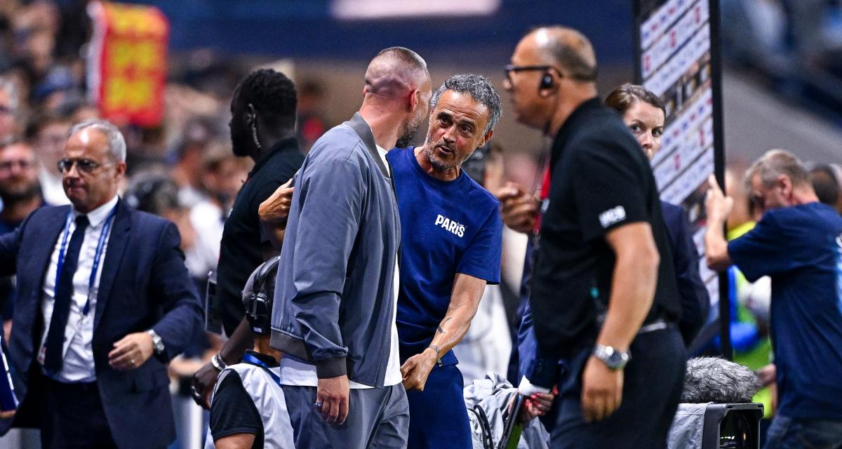 Luis Enrique et Didier Digard