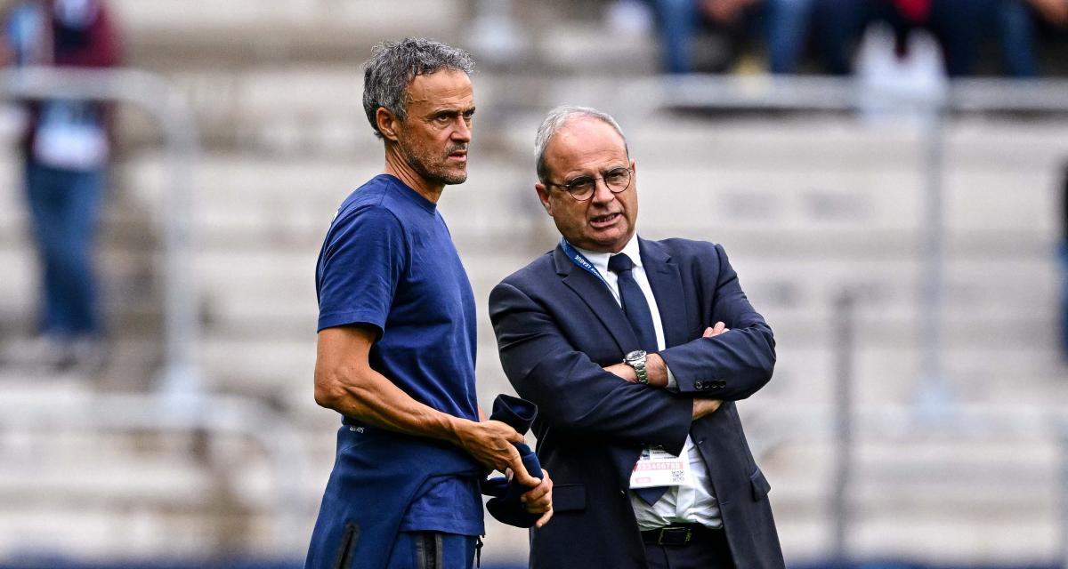 Luis Enrique et Luis Campos