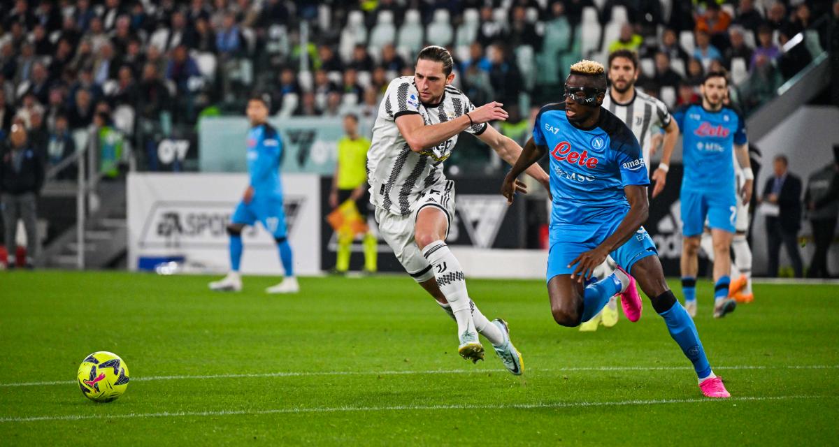 Adrien Rabiot et Victor Osimhen