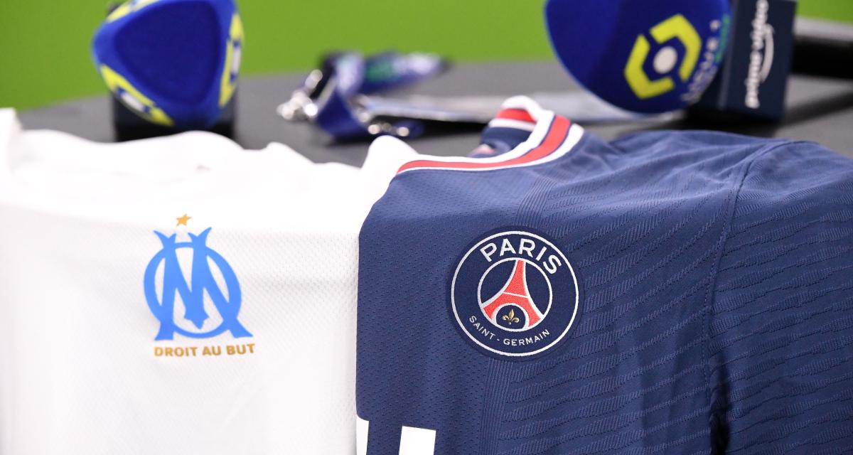 Logos de l'OM et du PSG