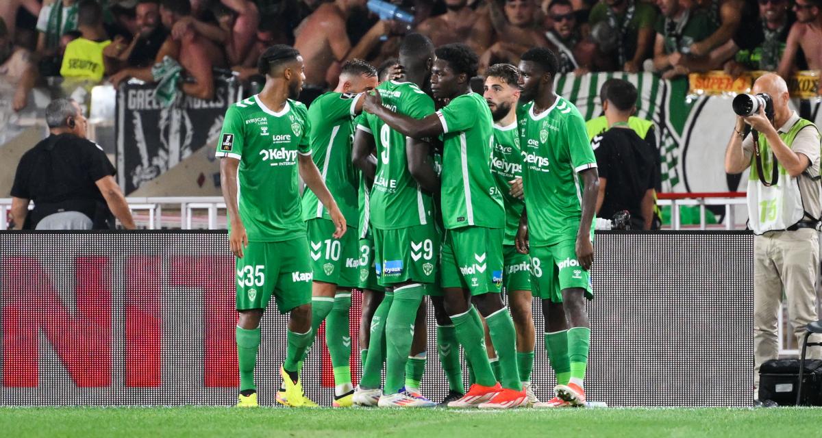 Les joueurs de l'ASSE